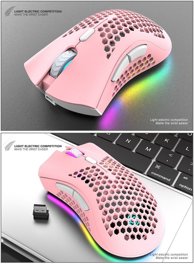 BM600 Hybrid Wireless RGB Gamer Mouse