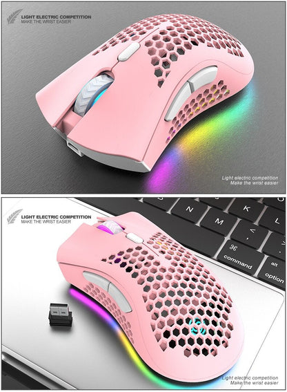 BM600 Hybrid Wireless RGB Gamer Mouse