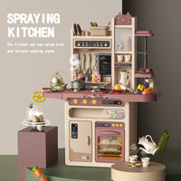 Children's Simulation Light Music Spray Kitchen Cooking Toys