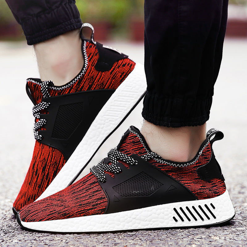 Chaussures de course tissées volantes