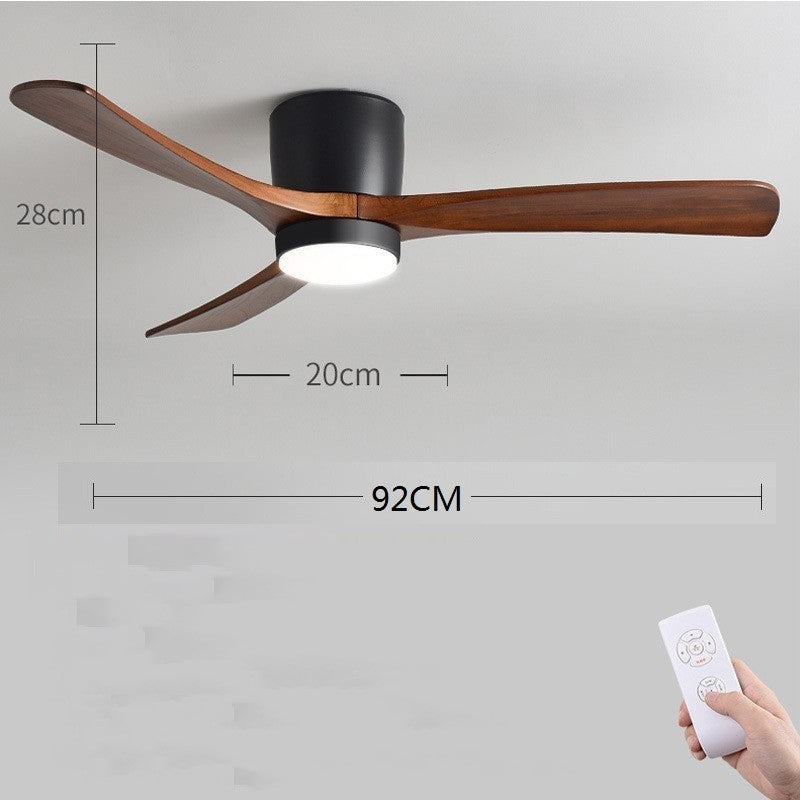 Ventilateur de plafond avec lampe pour appartement F2