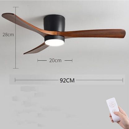 Ventilateur de plafond avec lampe pour appartement F2