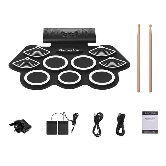 Batterie électronique enroulable en silicone pliable