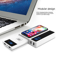 Chargeur trois-en-un sans fil Question Mark Banque d'alimentation QC30QI75 Charge rapide 10 W Adaptateur secteur USB pour téléphone portable