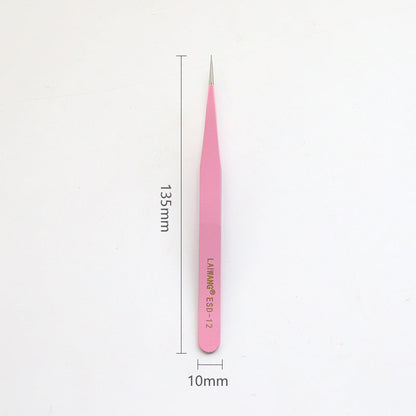 Stainless Steel Tweezers Macaron Colored Handbook And Paper Tape