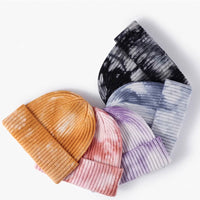 Tie-dye Personalized Wool Hat To Keep Warm