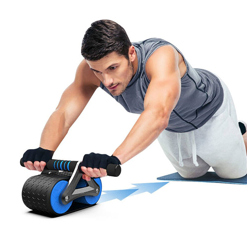 Double Wheel Abdominal Exerciser Fitness
