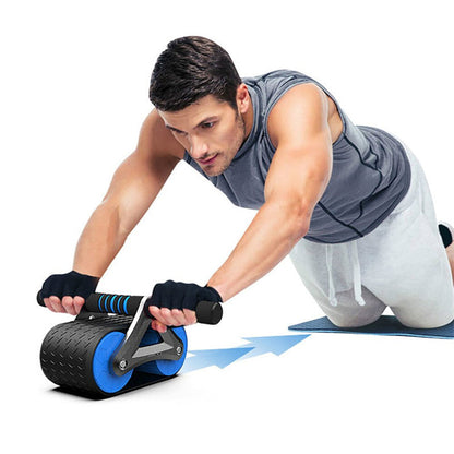 Double Wheel Abdominal Exerciser Fitness
