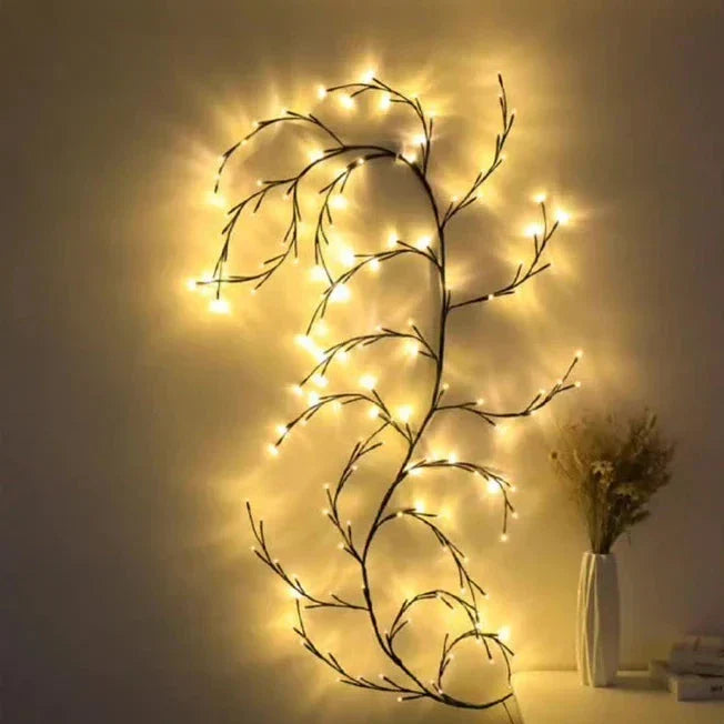 Willow Vine LED String Light | Decorative Hanging Branch Lamp for Wall Decor