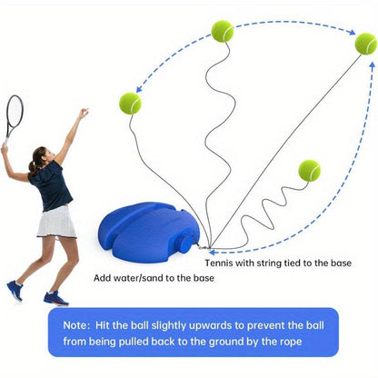 Tennis Trainer Rebound Ball for Solo Practice Indoor & Outdoor