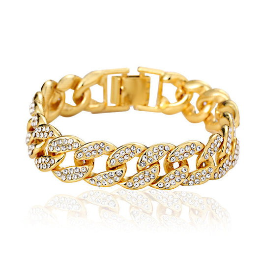 Bracelet jonc cubain à la mode, bijoux tendance pour hommes