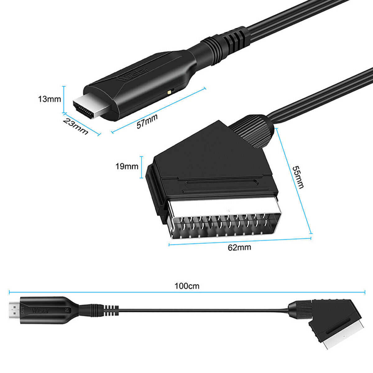 Scart Hdmi Converter Cable Auto