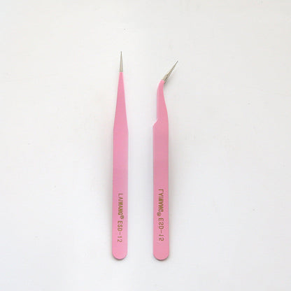 Stainless Steel Tweezers Macaron Colored Handbook And Paper Tape