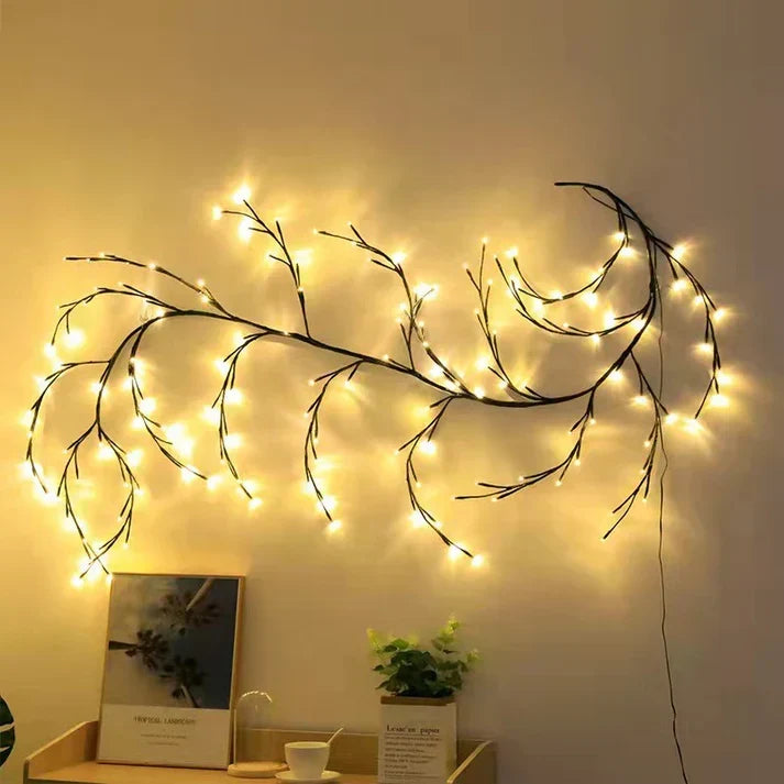 Willow Vine LED String Light | Decorative Hanging Branch Lamp for Wall Decor