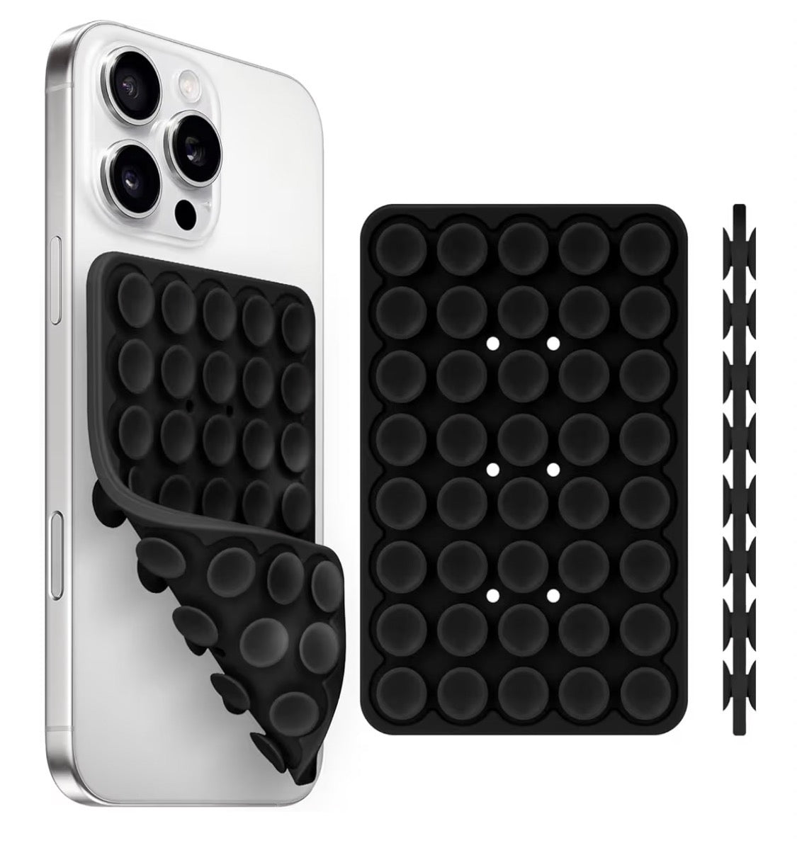 Suction Cup Foldable Phone Holder MagSafe Compatible Phones Car Mount