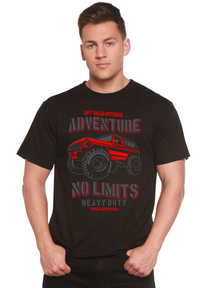 T-shirt graphique à manches courtes en viscose de bambou/coton biologique pour homme No Limits Spun Bamboo®