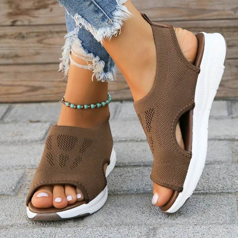 Women’s Orthopedic Mesh Slingback Sport Washable Sandals – Breathable Thick Sole Comfort Shoes