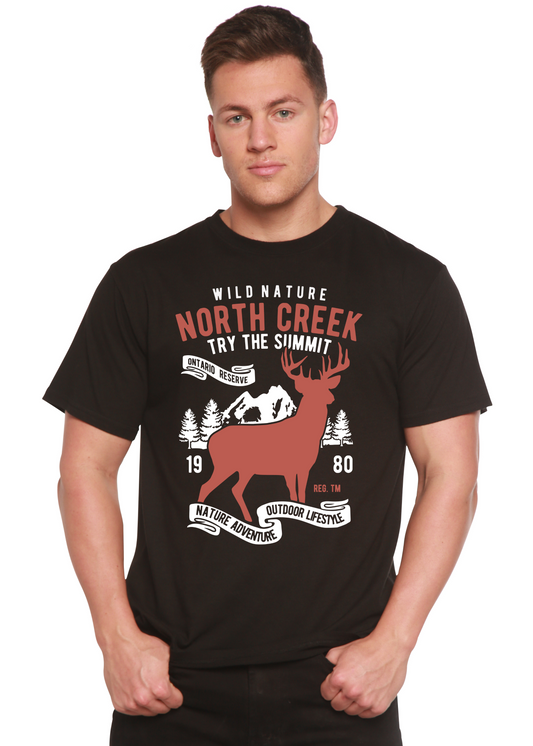 Camiseta gráfica de manga corta de bambú/algodón orgánico Spun Bamboo® de North Creek para hombre