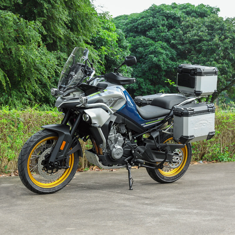 LOBOO Aluminum Side Panniers, Top Case & Mounting Rack System for CFMOTO 800MT (2021-)
