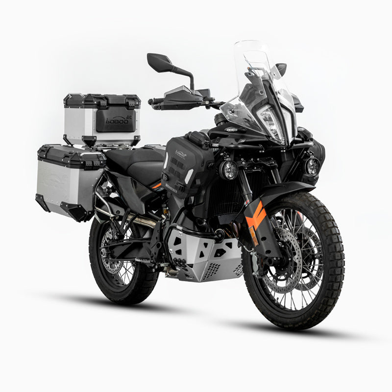 LOBOO CHG222 Crash Bar & Engine Guard for KTM 790 / 890 Adventure & Husqvarna Norden 901 – Upper & Lower Protection, Black or Orange Finish