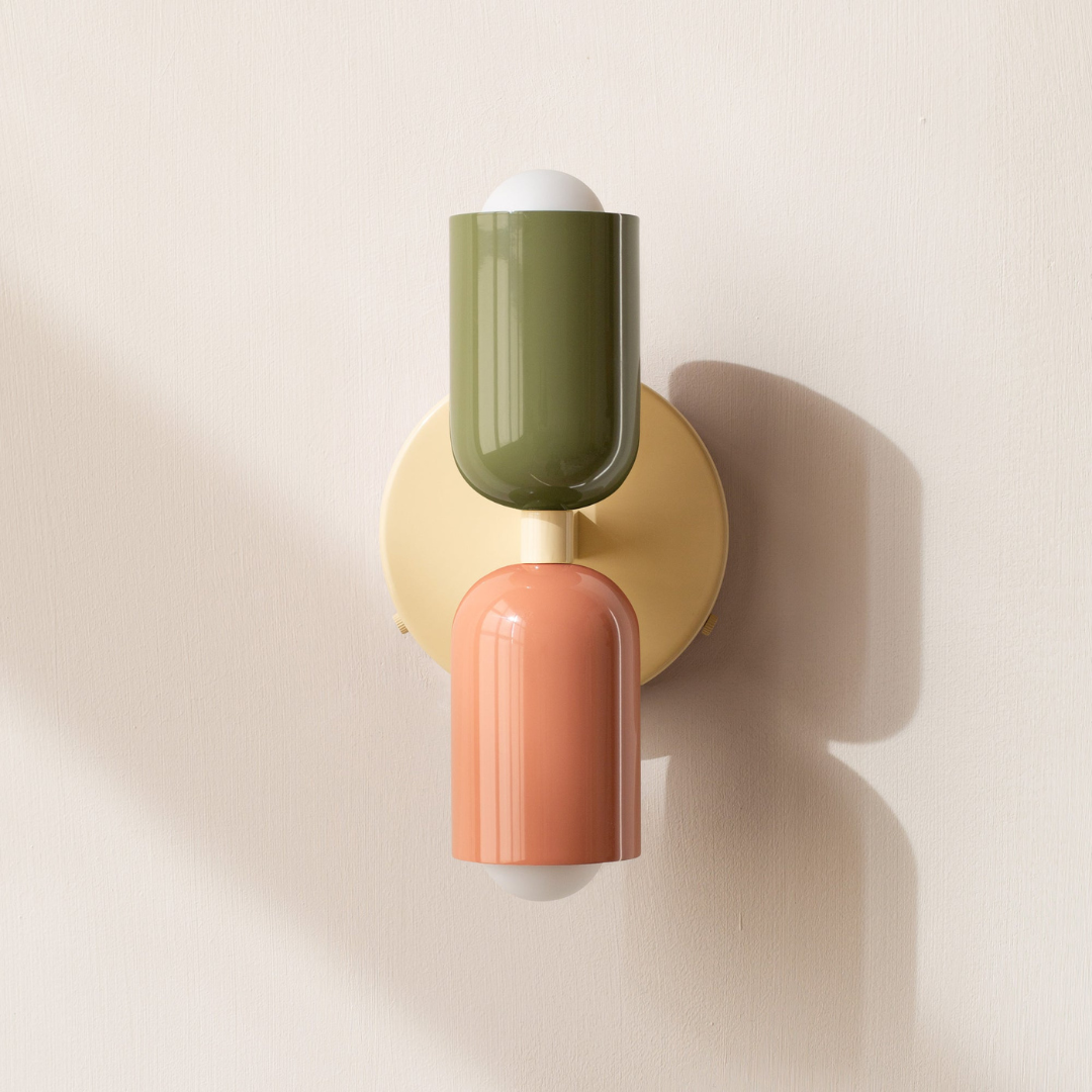 Modern Minimalist Cylinder LED Wall Sconce Iron Indoor Wall Light
