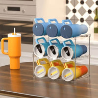 Water Bottle Organizer Rack for Kitchen