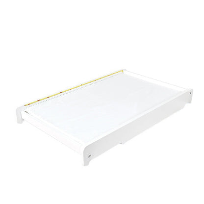 Mesa para pañales de bebé Moon Boat de madera maciza, portátil para enfermería