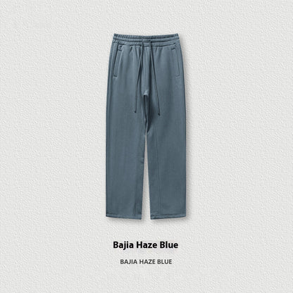 Solid Color Loose Track Pants Velvet Thickened Casual Pants