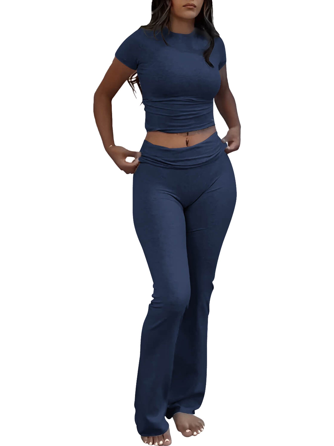 Women's Wide Leg Pants – High Waist Flowy Trousers