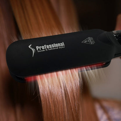 Women's Fashion Infrared Steam Ceramic Hair Straightener