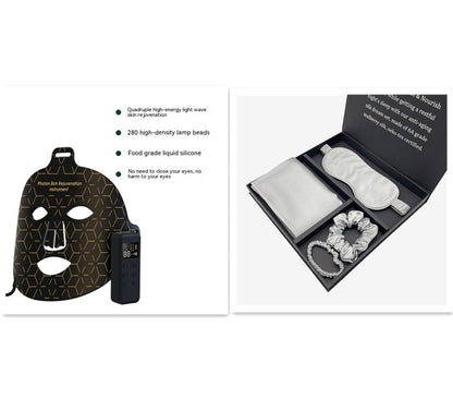 Nouvel appareil de beauté à photothérapie infrarouge Masque de beauté LED couleur pour le rajeunissement de la peau