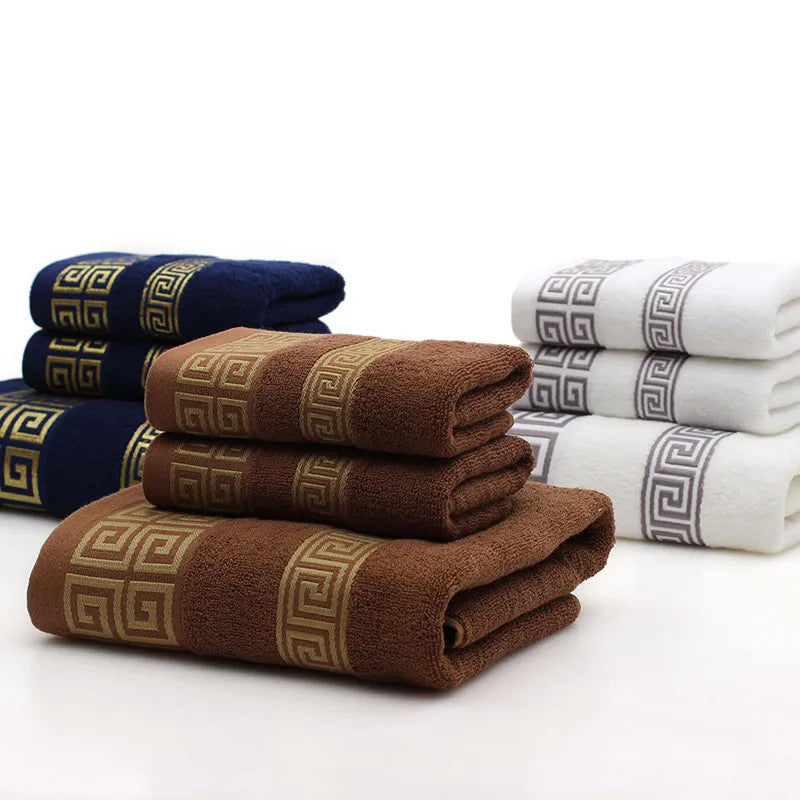 Three-Piece Towel Gift Set – 100% Cotton Bath & Hand Towels | Soft, Absorbent & Perfect for Gifting