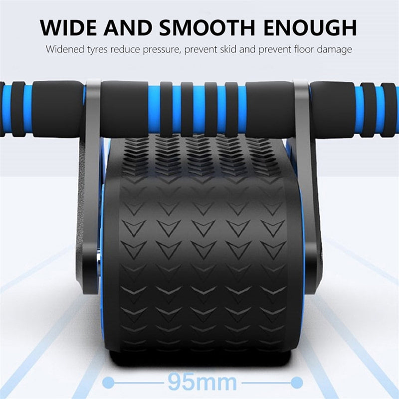 Double Wheel Abdominal Exerciser Fitness