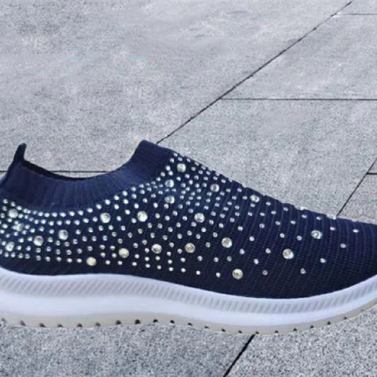 Chaussures légères pour femme avec dessus en maille