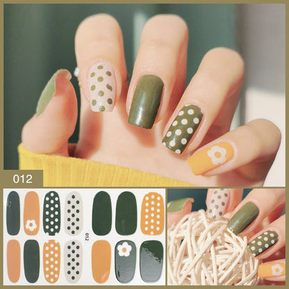 Manufacturer''s Direct Selling Nail Enhancement Sticker Full Paste Ins Japanese