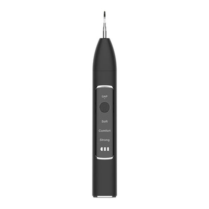 Limpiador dental ultrasónico con seguimiento visual de frecuencia para el hogar