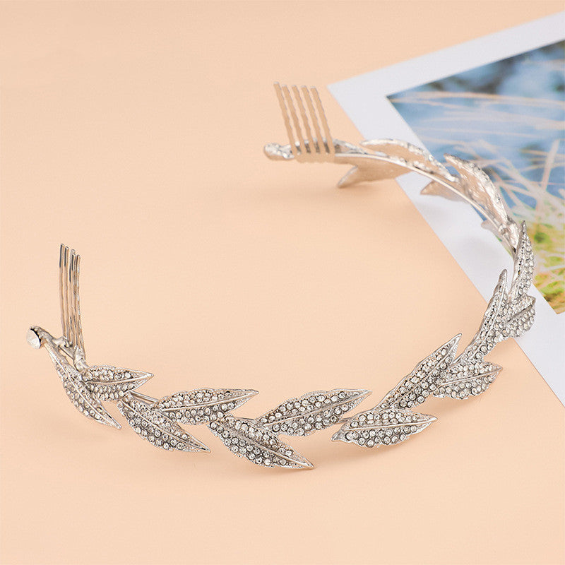 Retro Leaf Crown Jewelry