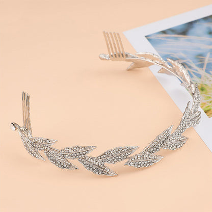 Retro Leaf Crown Jewelry
