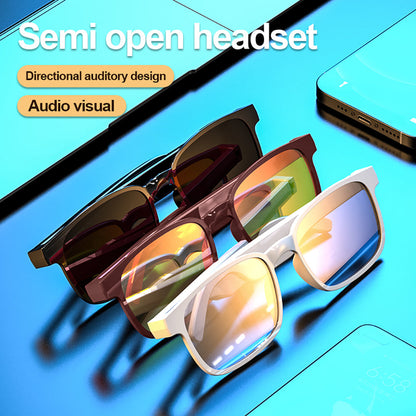 Smart Bluetooth 5.0 Sports Sunglasses – Wireless Music, Calls & Outdoor Audio Glasses