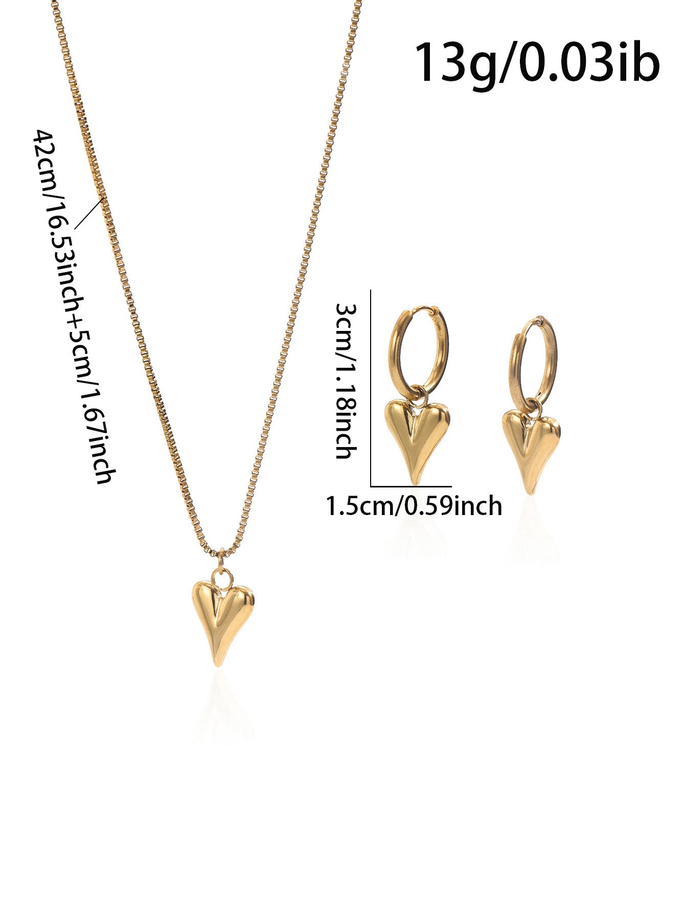 Lxalry 18k Gold Plated Jewelry