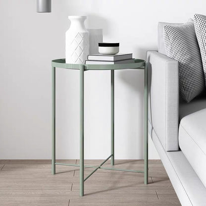Table basse ronde petite maison simple créative