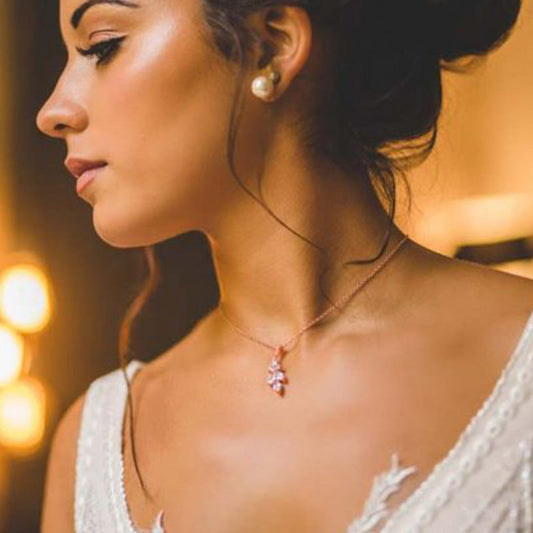 Cadena trasera Cadena corporal Joyería nupcial Sencilla