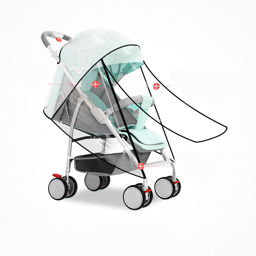 Protection universelle de pluie pour poussette