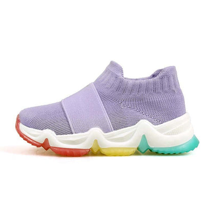 Net Surface Indoor Shoes Single Net Shoes One Pedal Fly Woven Breathable Shoes