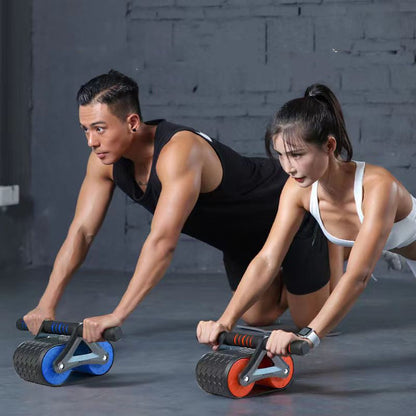 Double Wheel Abdominal Exerciser Fitness