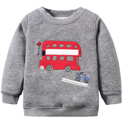 Christmas Series Sweater Children's Top Thickened