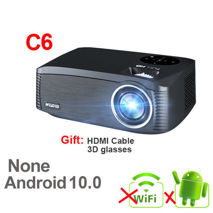 Smart Android 4K HD Projector – 1080P Home & School Laser Projector