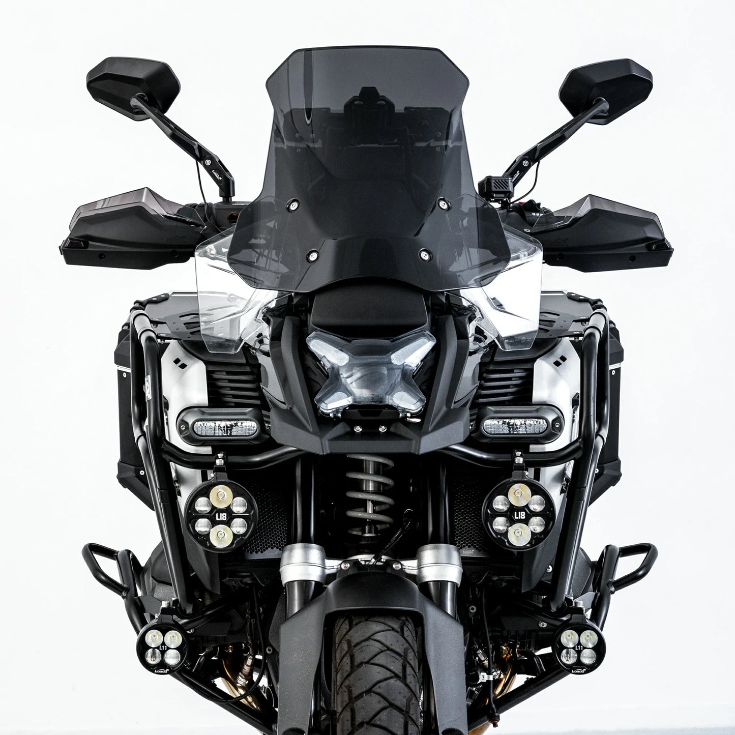 LOBOO Headlight Guard for BMW R1300GS Adventure – Magnetic Quick-Release Design, PC Polycarbonate，Clear