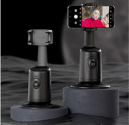 Cardan de suivi de visage automatique 360 Cardan intelligent AI Suivi de visage Support de téléphone automatique pour téléphone intelligent Vidéo Vlog Trépied stabilisateur en direct