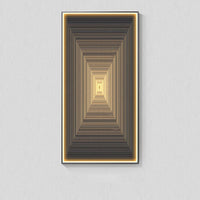 Modern Light Luxury Wall Abstract With Light Hanging Picture